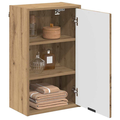 Badezimmer Schrank Wandmontiert Artisan-Eiche 39 x 23,5 x 65 cm