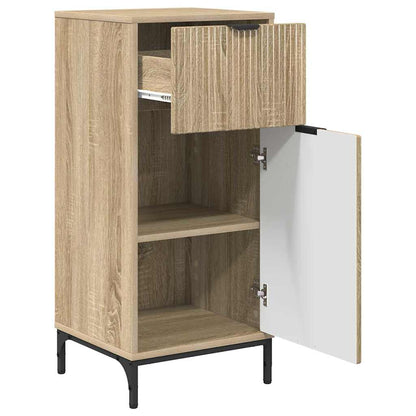 Badezimmer Schrank Sonoma-Eiche 39,5 x 36 x 88 cm Holzwerkstoff