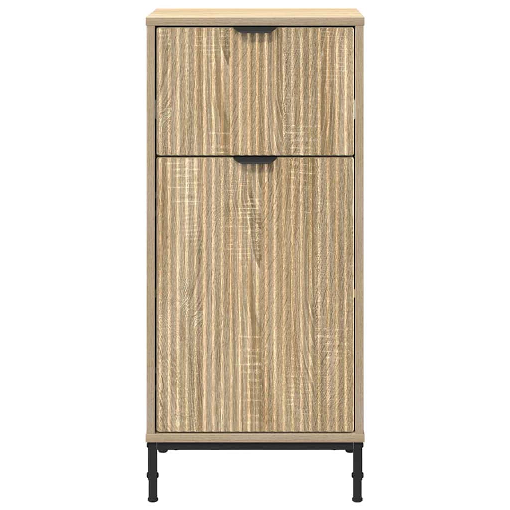 Badezimmer Schrank Sonoma-Eiche 39,5 x 36 x 88 cm Holzwerkstoff
