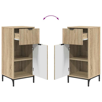 Badezimmer Schrank Sonoma-Eiche 39,5 x 36 x 88 cm Holzwerkstoff