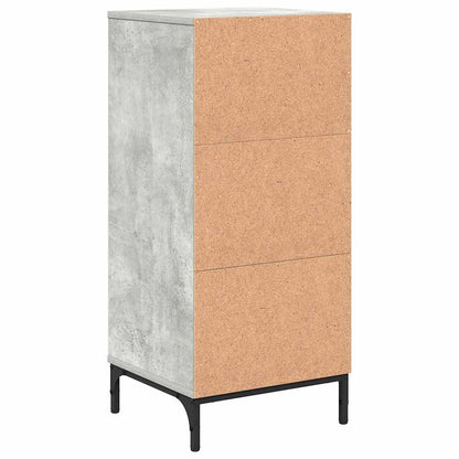 Badezimmer Schrank Betongrau 39,5 x 36 x 88 cm Holzwerkstoff