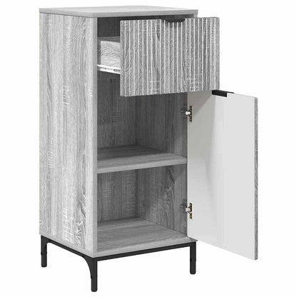 Badezimmer Schrank Grau Sonoma 39,5 x 36 x 88 cm Holzwerkstoff