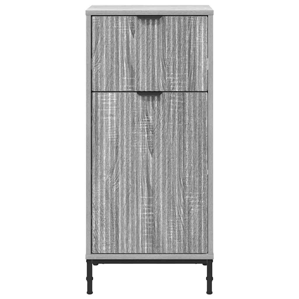 Badezimmer Schrank Grau Sonoma 39,5 x 36 x 88 cm Holzwerkstoff