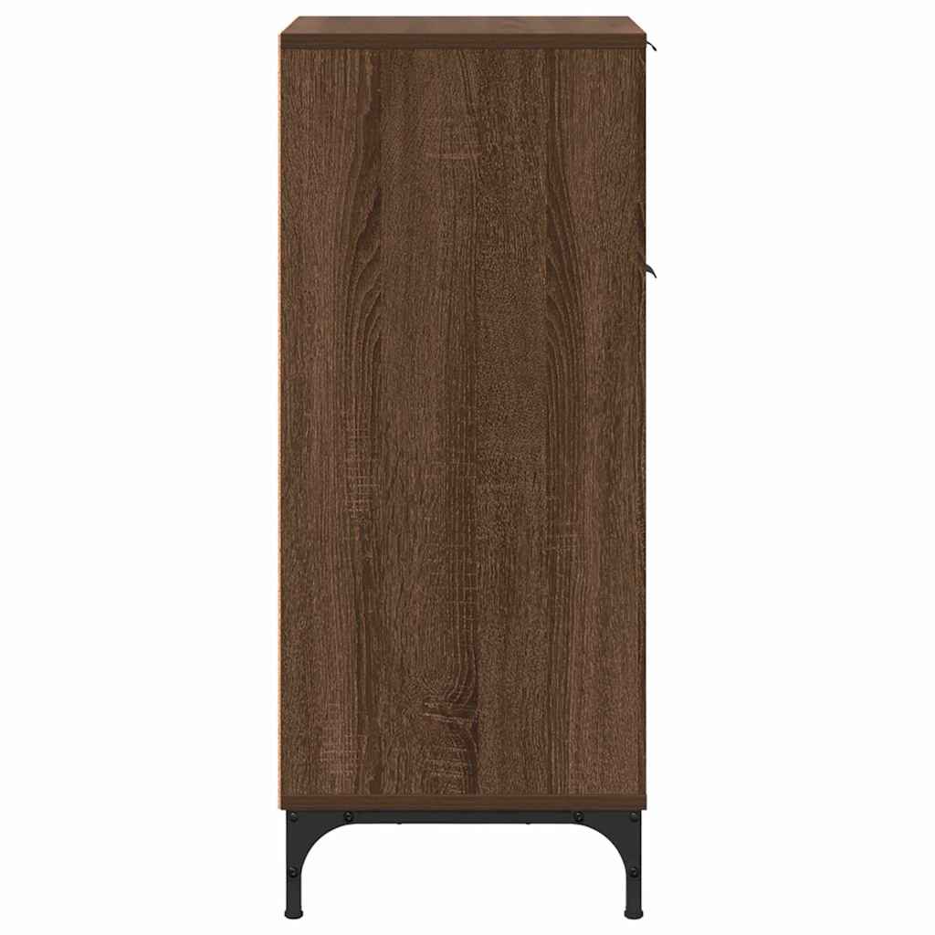Badezimmer Schrank mit Tür Braun Eichen-Optik 39,5 x 36 x 88 cm