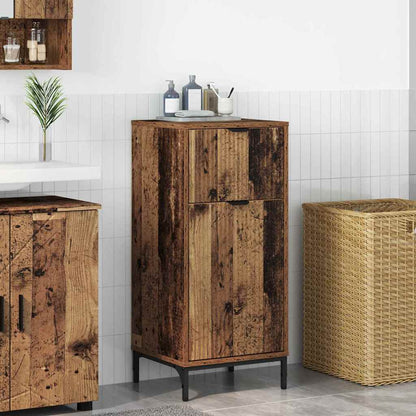 Badezimmer Schrank Altholz 39,5 x 36 x 88 cm Holzwerkstoff