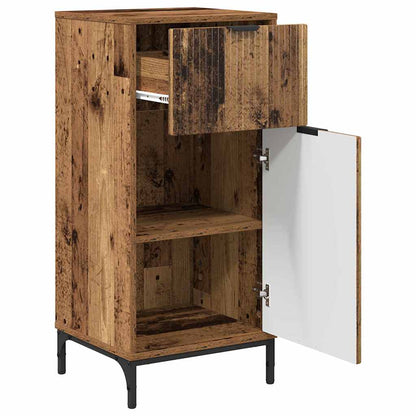 Badezimmer Schrank Altholz 39,5 x 36 x 88 cm Holzwerkstoff