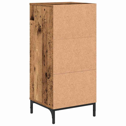 Badezimmer Schrank Altholz 39,5 x 36 x 88 cm Holzwerkstoff