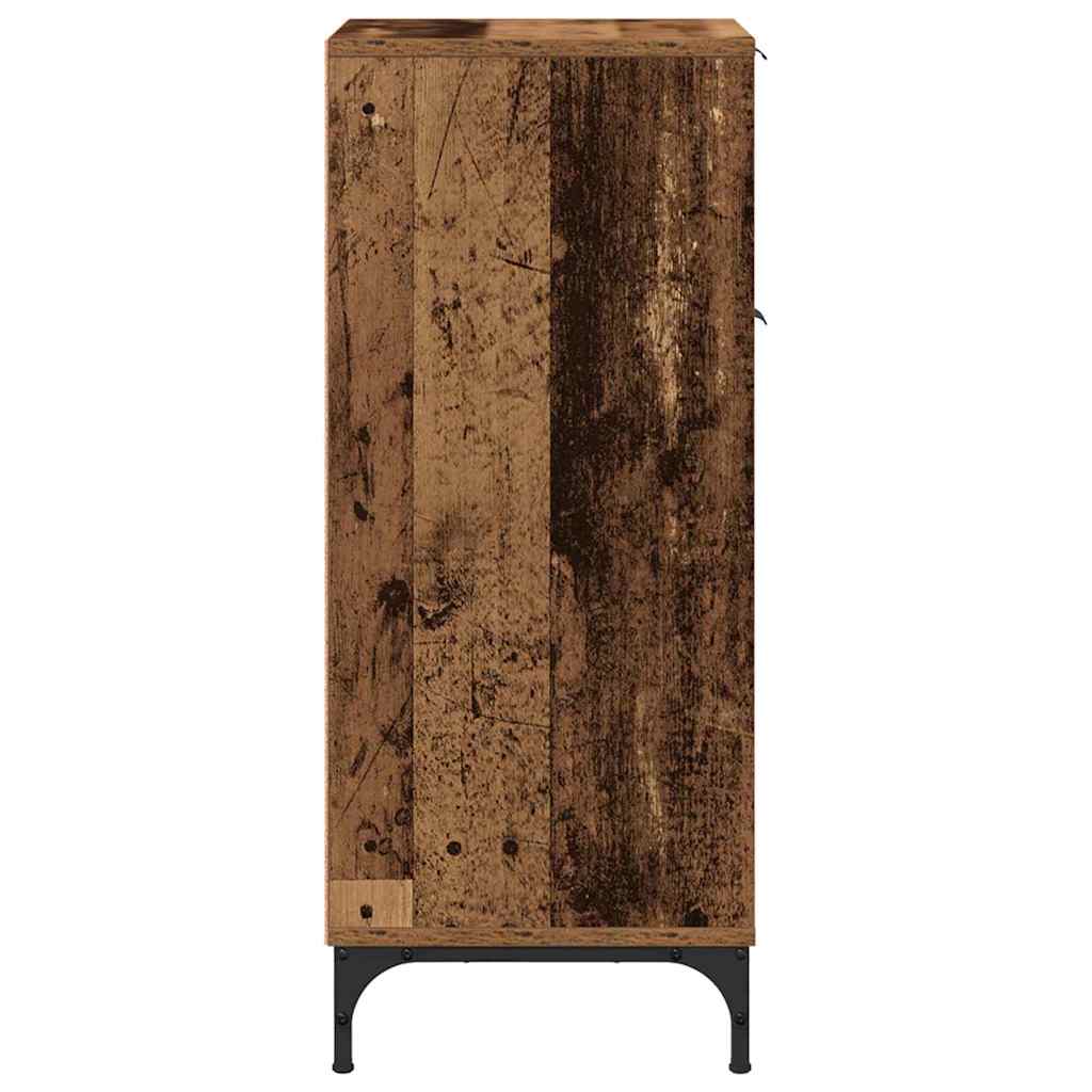 Badezimmer Schrank Altholz 39,5 x 36 x 88 cm Holzwerkstoff