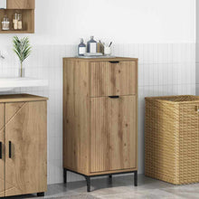 Badezimmer Schrank mit Speicher Artisan-Eiche 39,5 x 36 x 88 cm