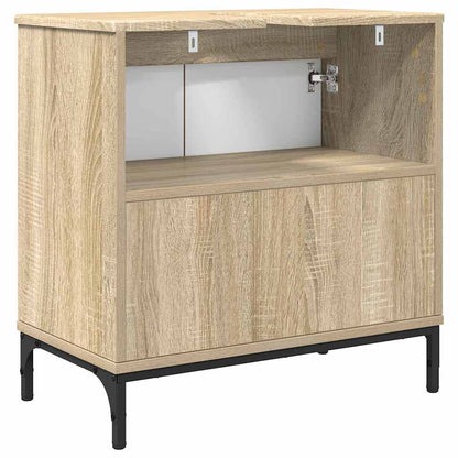 Badezimmer Waschbecken Schrank Sonoma Eiche 60,5 x 33,5 x 61 cm