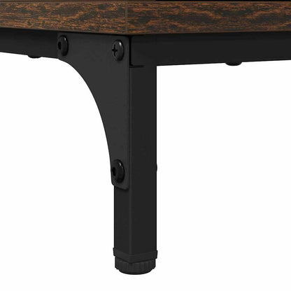 Badezimmer Waschbecken Schrank Räuchereiche 60,5 x 33,5 x 61 cm