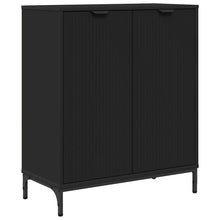 Sideboard Schwarz 69,5 x 33 x 82 cm Holzwerkstoff