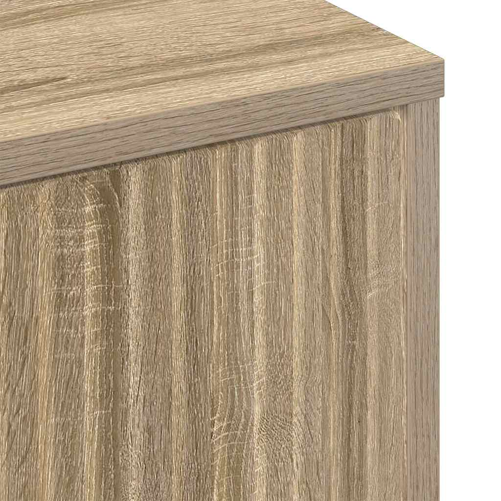 Sideboard Sonoma-Eiche 69,5 x 33 x 82 cm Holzwerkstoff