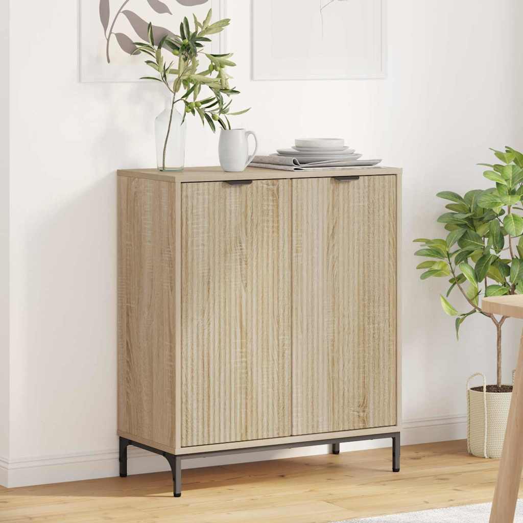 Sideboard Sonoma-Eiche 69,5 x 33 x 82 cm Holzwerkstoff