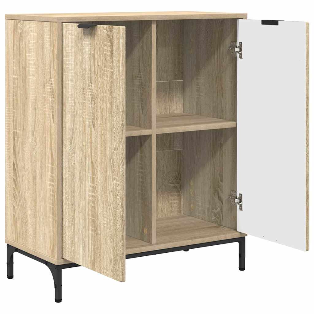 Sideboard Sonoma-Eiche 69,5 x 33 x 82 cm Holzwerkstoff