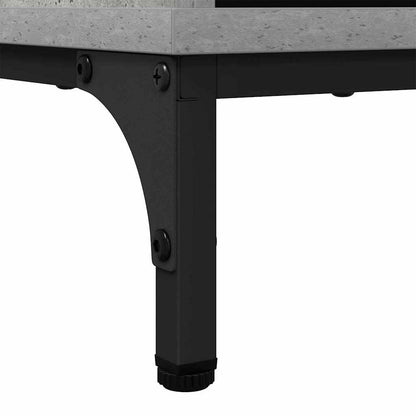 Sideboard Betongrau 69,5 x 33 x 82 cm Holzwerkstoff