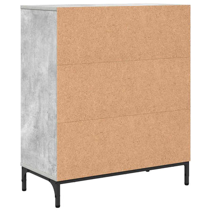 Sideboard Betongrau 69,5 x 33 x 82 cm Holzwerkstoff