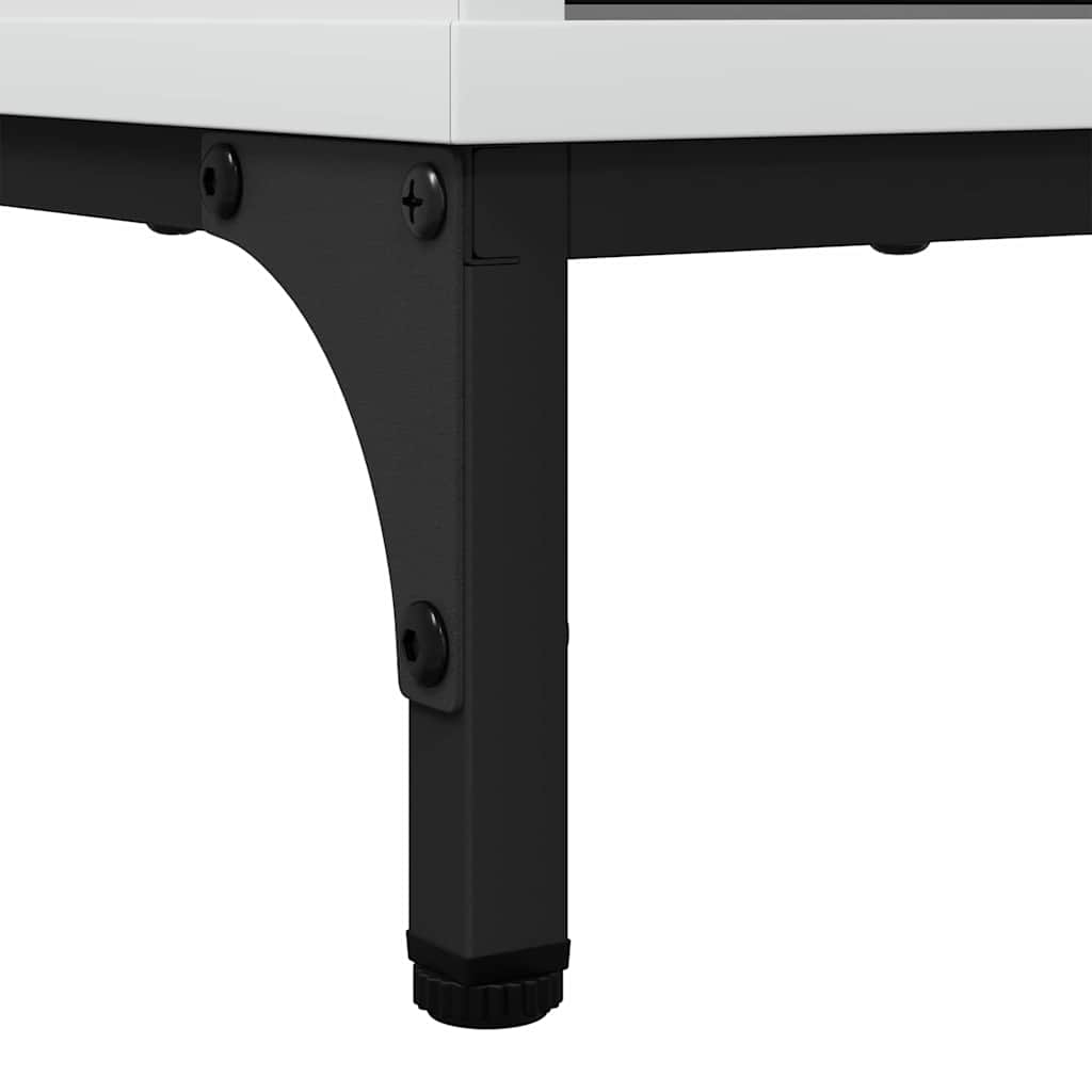 Sideboard Hochglanz-Weiß 69,5 x 33 x 82 cm Holzwerkstoff