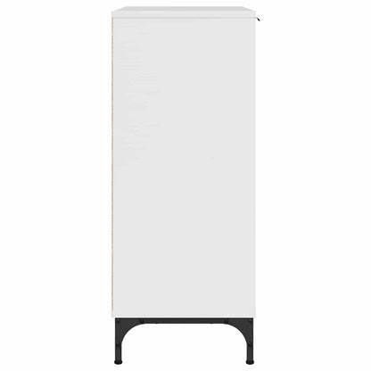 Sideboard Hochglanz-Weiß 69,5 x 33 x 82 cm Holzwerkstoff