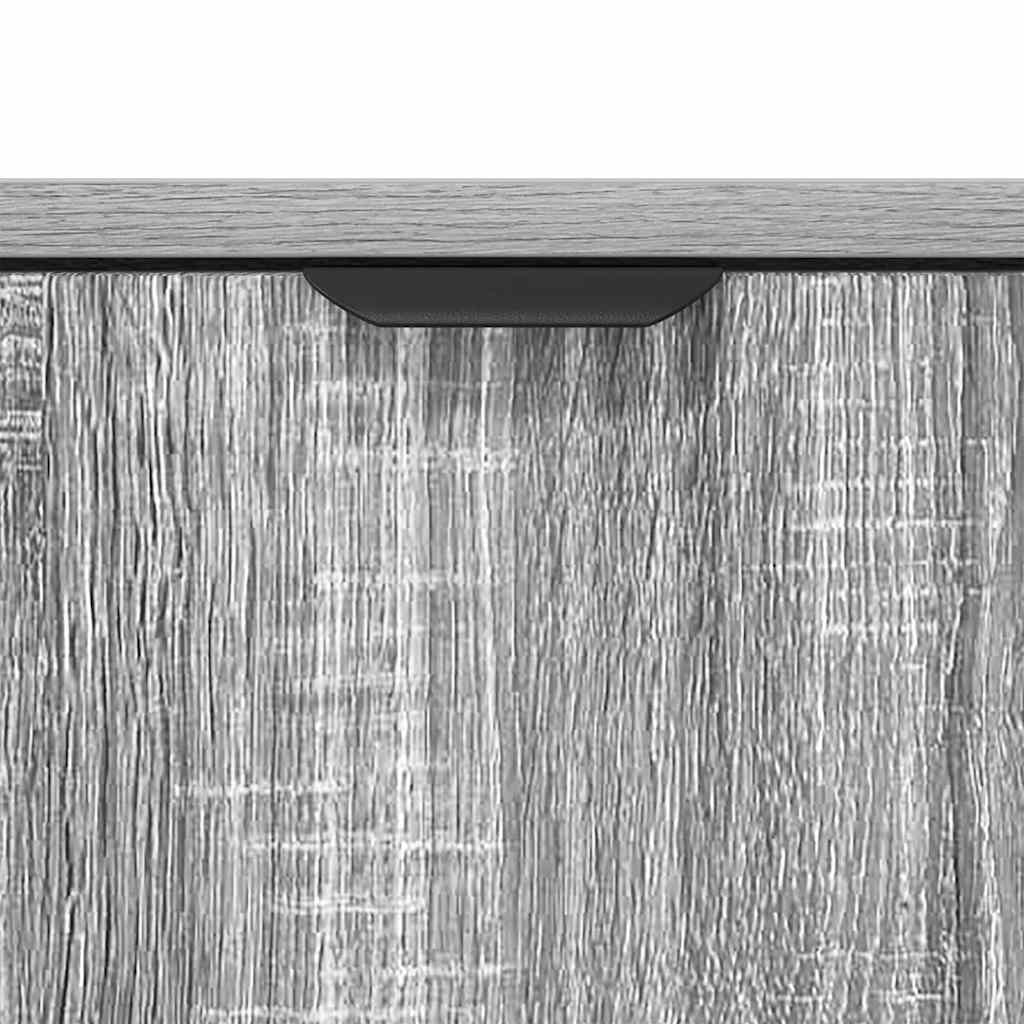 Sideboard Grau Sonoma 69,5 x 33 x 82 cm Holzwerkstoff