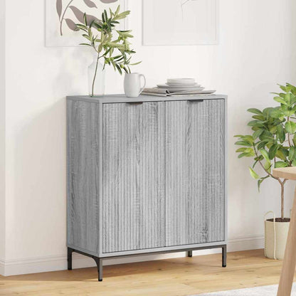 Sideboard Grau Sonoma 69,5 x 33 x 82 cm Holzwerkstoff
