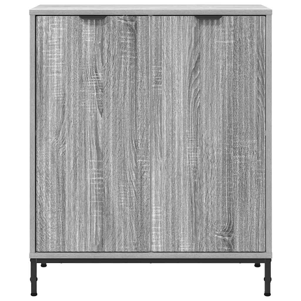 Sideboard Grau Sonoma 69,5 x 33 x 82 cm Holzwerkstoff
