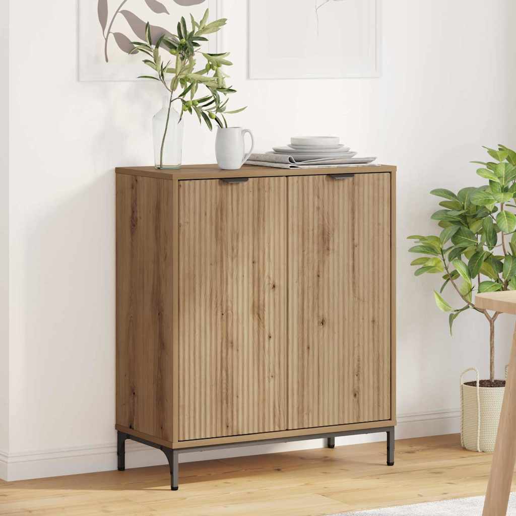 Sideboard Artisan-Eiche 69,5 x 33 x 82 cm Holzwerkstoff