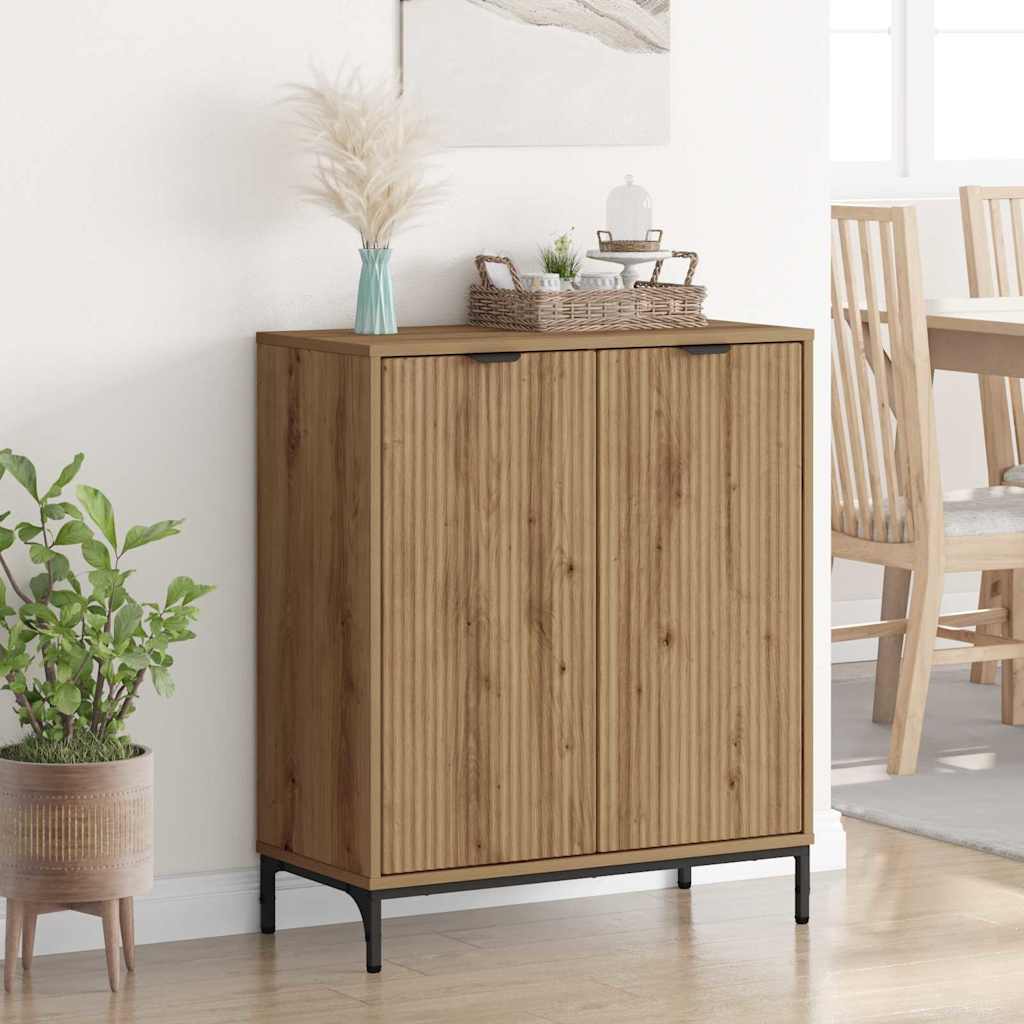 Sideboard Artisan-Eiche 69,5 x 33 x 82 cm Holzwerkstoff