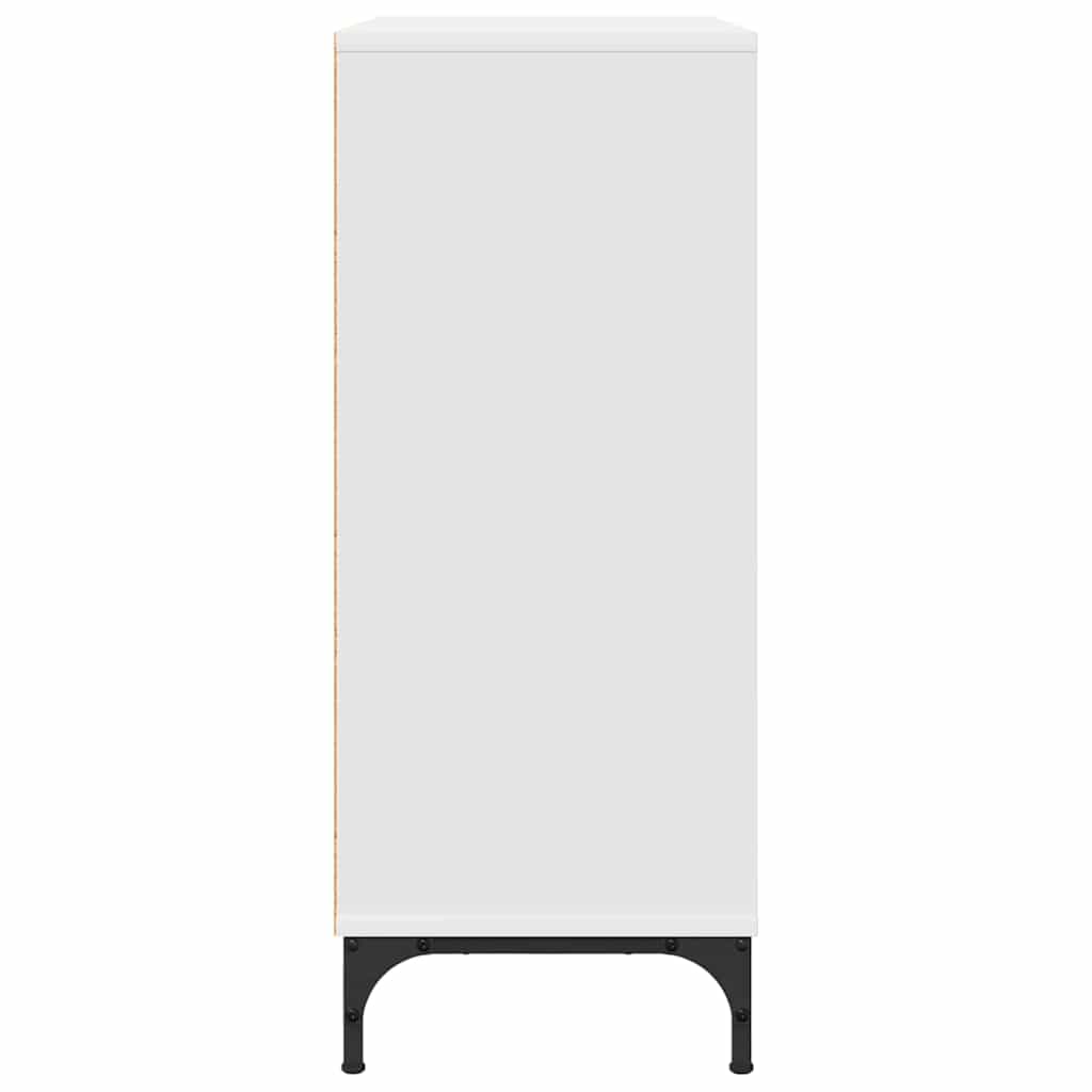 Sideboard mit Schubladen Weiß 79,5 x 33 x 82 cm Holzwerkstoff