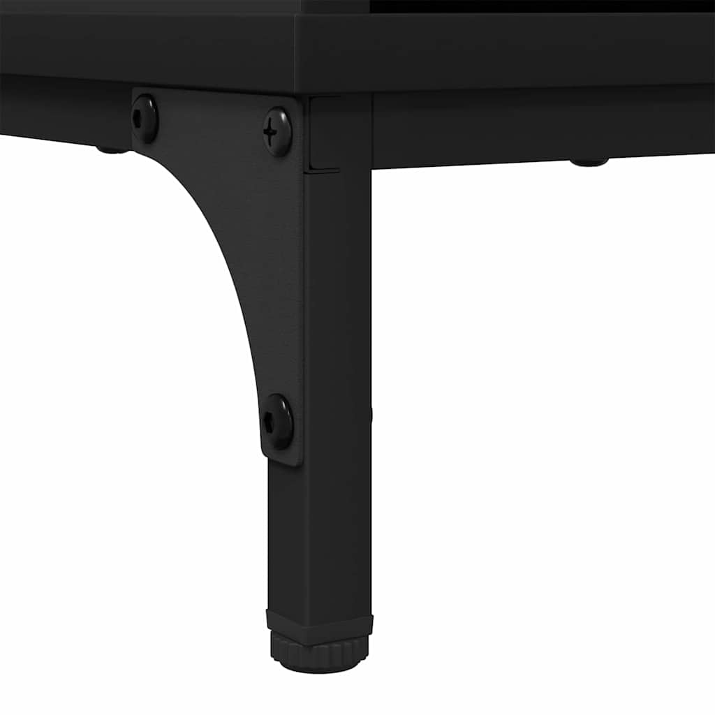 Sideboard Schwarz 79,5 x 33 x 82 cm Holzwerkstoff