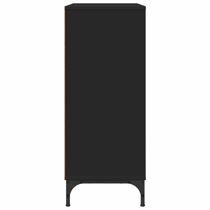 Sideboard Schwarz 79,5 x 33 x 82 cm Holzwerkstoff