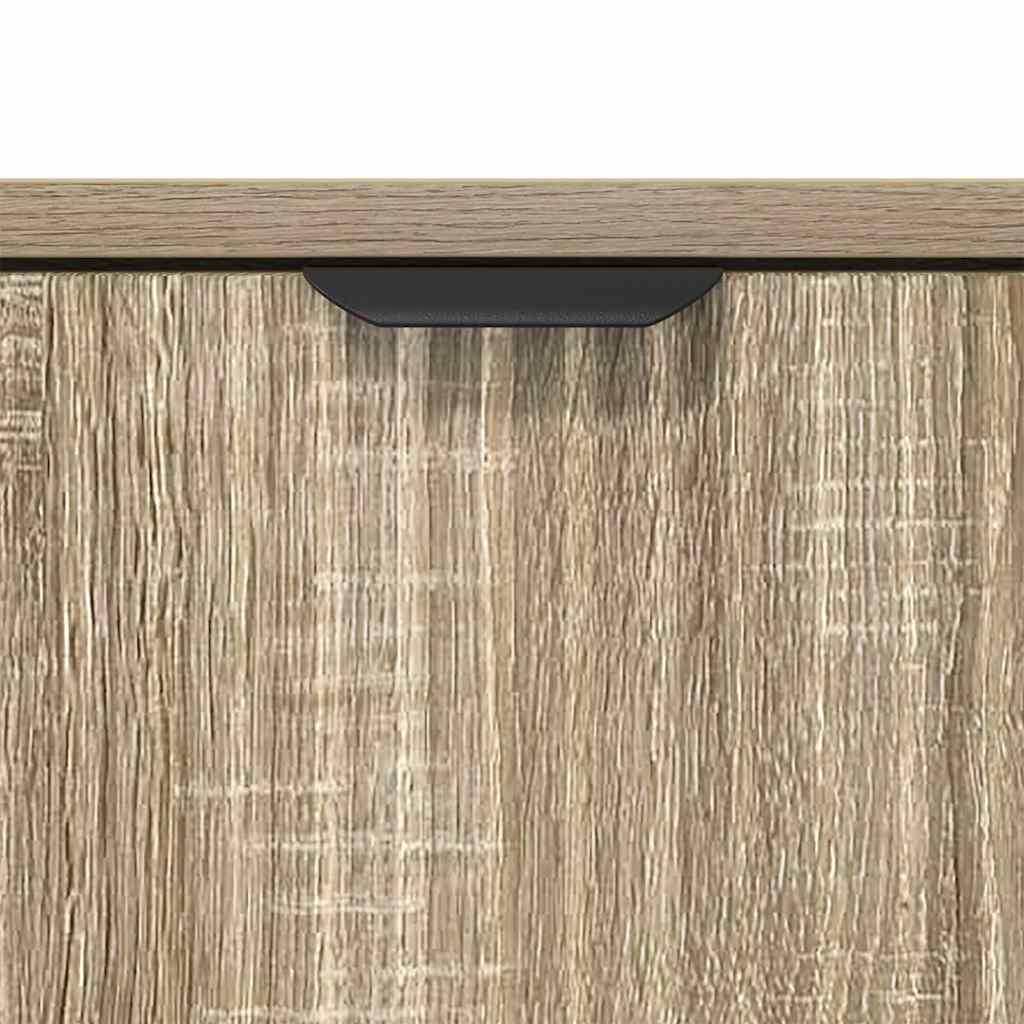 Sideboard Sonoma-Eiche 79,5 x 33 x 82 cm Holzwerkstoff