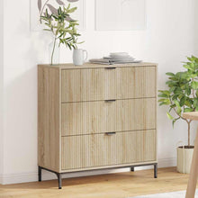 Sideboard Sonoma-Eiche 79,5 x 33 x 82 cm Holzwerkstoff