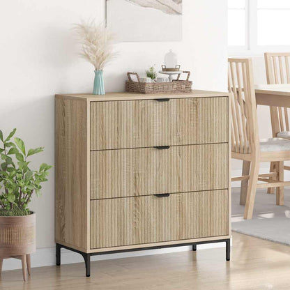 Sideboard Sonoma-Eiche 79,5 x 33 x 82 cm Holzwerkstoff