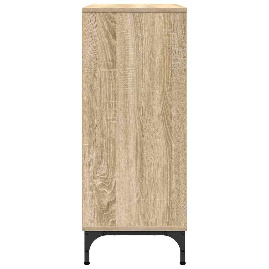 Sideboard Sonoma-Eiche 79,5 x 33 x 82 cm Holzwerkstoff