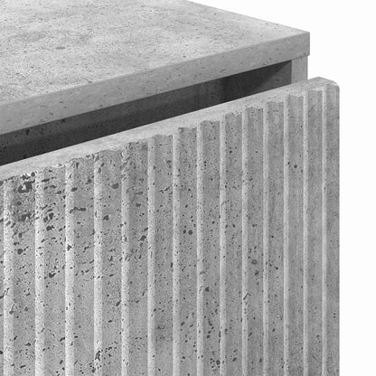 Sideboard Betongrau 79,5 x 33 x 82 cm Holzwerkstoff