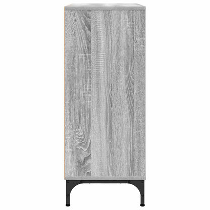 Sideboard Grau Sonoma 79,5 x 33 x 82 cm Holzwerkstoff