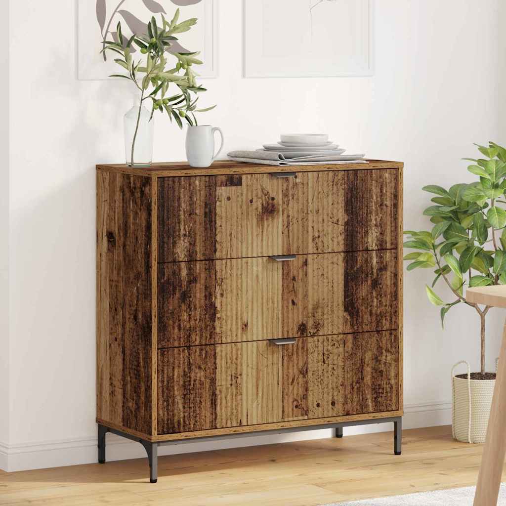 Sideboard Altholz 79,5 x 33 x 82 cm Holzwerkstoff
