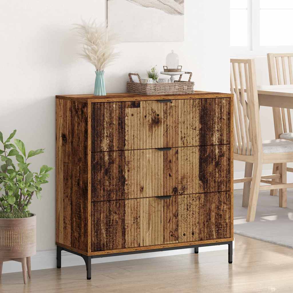 Sideboard Altholz 79,5 x 33 x 82 cm Holzwerkstoff