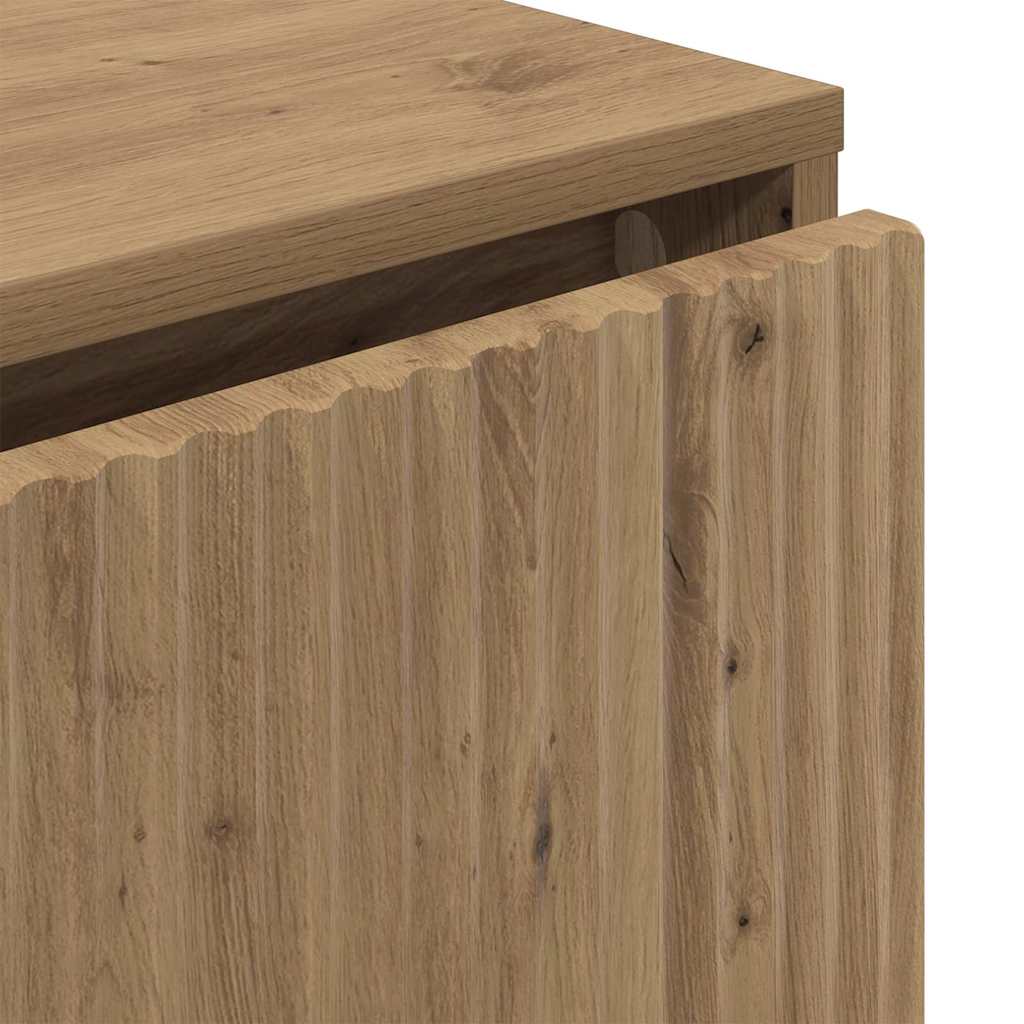Sideboard Artisan-Eiche 79,5 x 33 x 82 cm Holzwerkstoff