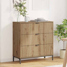 Sideboard Artisan-Eiche 79,5 x 33 x 82 cm Holzwerkstoff