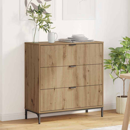 Sideboard Artisan-Eiche 79,5 x 33 x 82 cm Holzwerkstoff