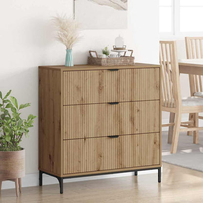 Sideboard Artisan-Eiche 79,5 x 33 x 82 cm Holzwerkstoff