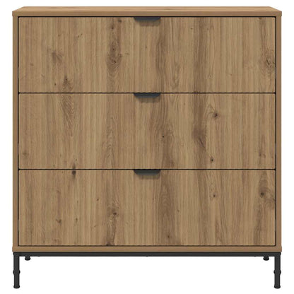 Sideboard Artisan-Eiche 79,5 x 33 x 82 cm Holzwerkstoff