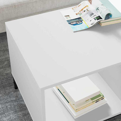 Couchtisch Weiß 90 x 49 x 46 cm Holzwerkstoff