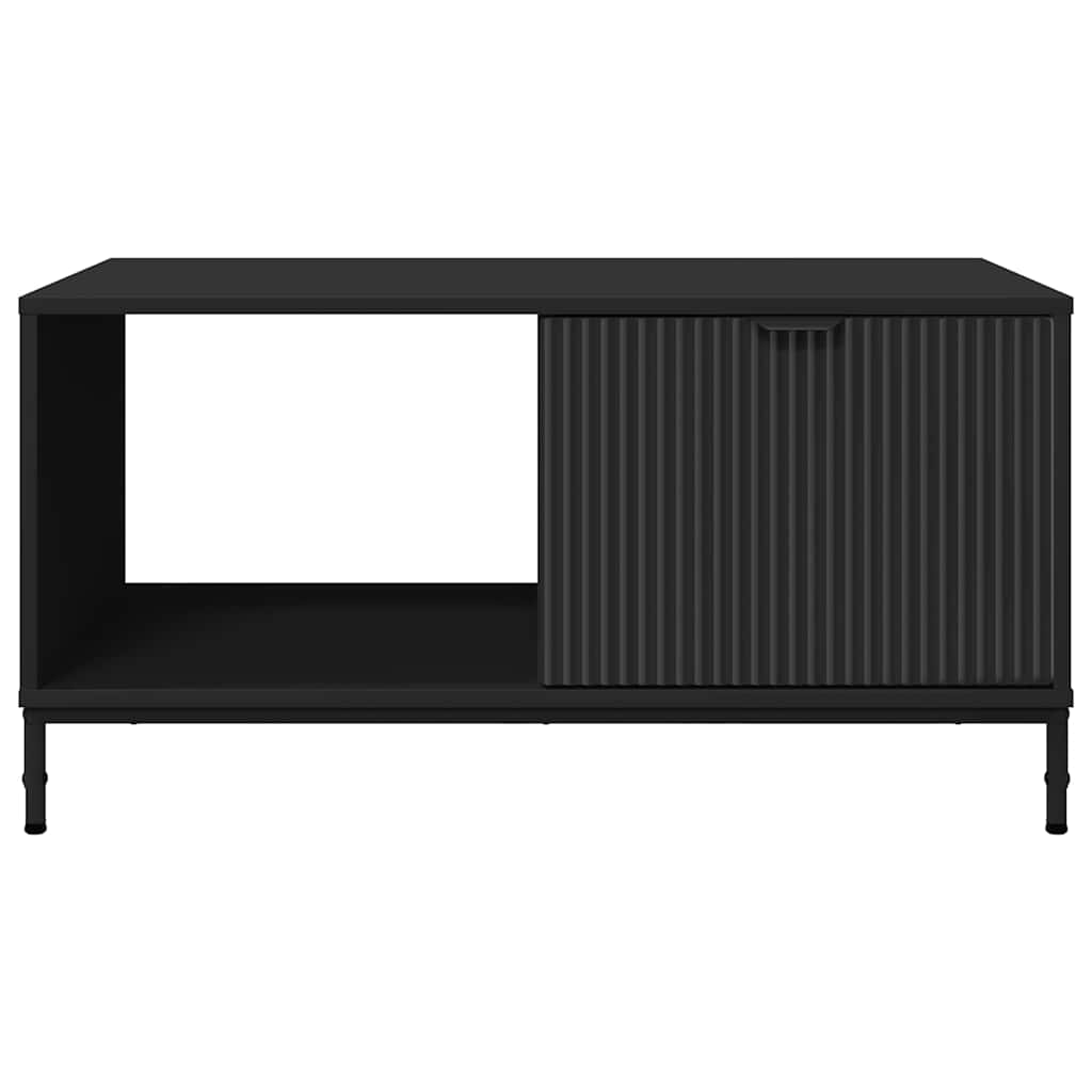 Couchtisch Schwarz 90 x 49 x 46 cm Holzwerkstoff