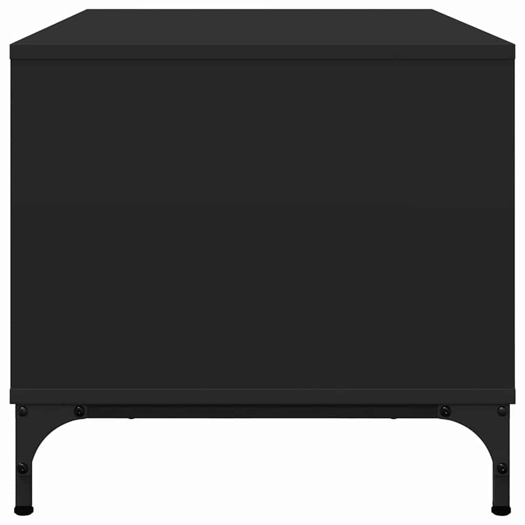 Couchtisch Schwarz 90 x 49 x 46 cm Holzwerkstoff