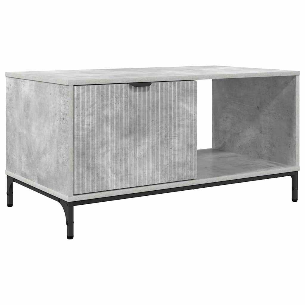 Couchtisch Betongrau 90 x 49 x 46 cm Holzwerkstoff