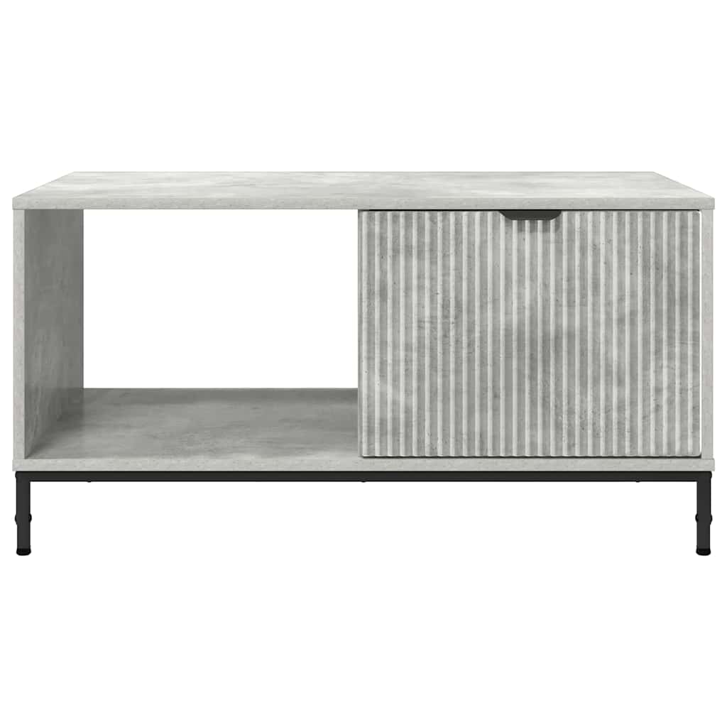 Couchtisch Betongrau 90 x 49 x 46 cm Holzwerkstoff