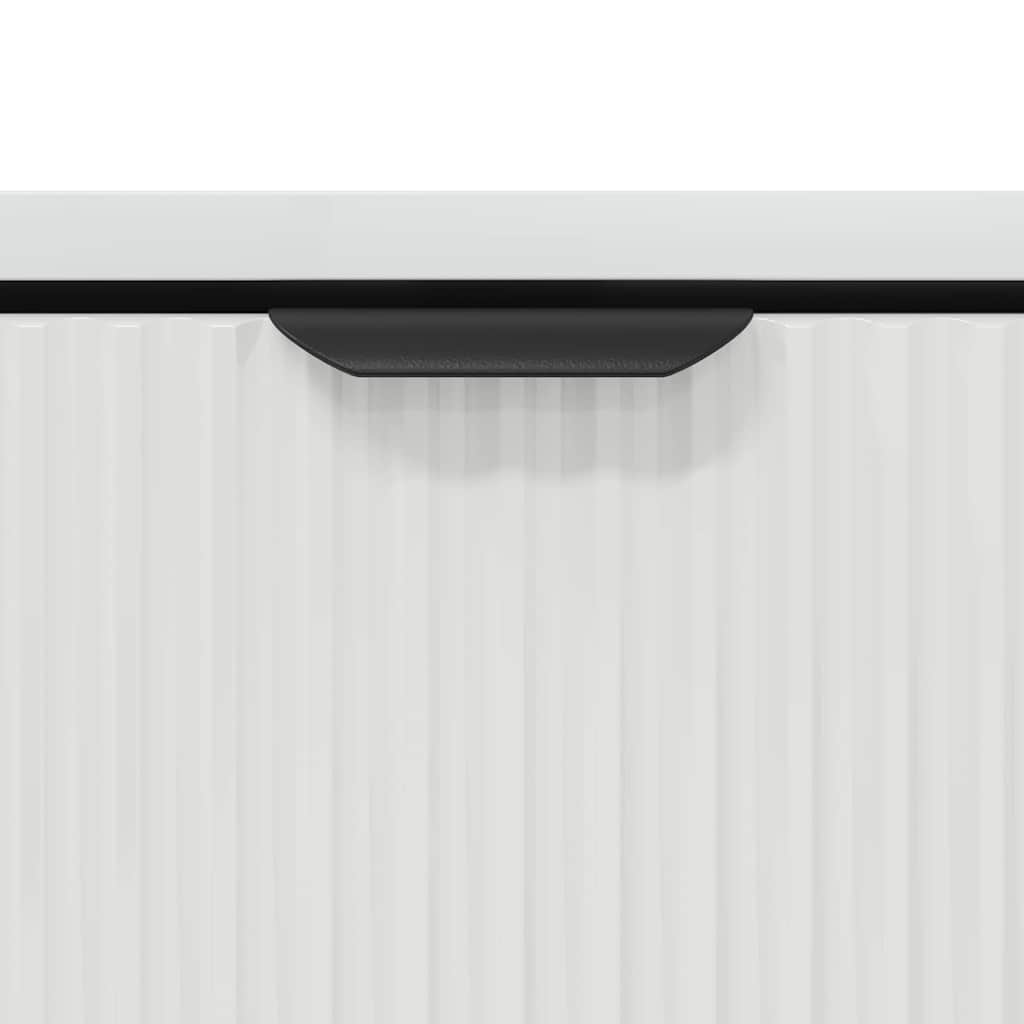 Couchtisch Hochglanz-Weiß 90 x 49 x 46 cm Holzwerkstoff